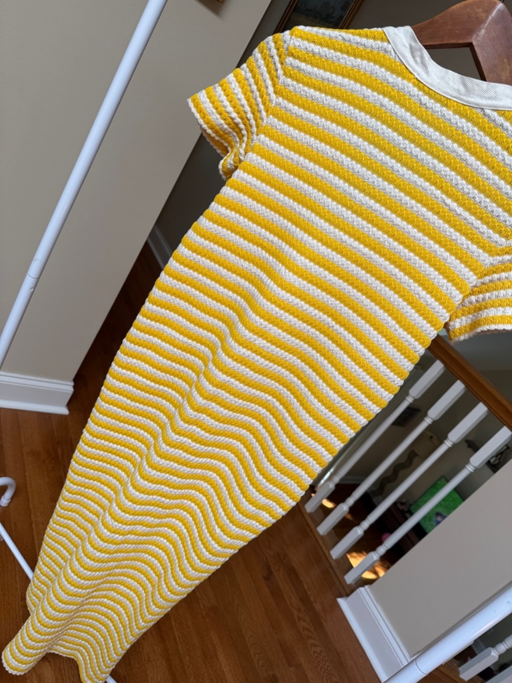 MANGO striped knit jersey dress - Picture 4 of 6